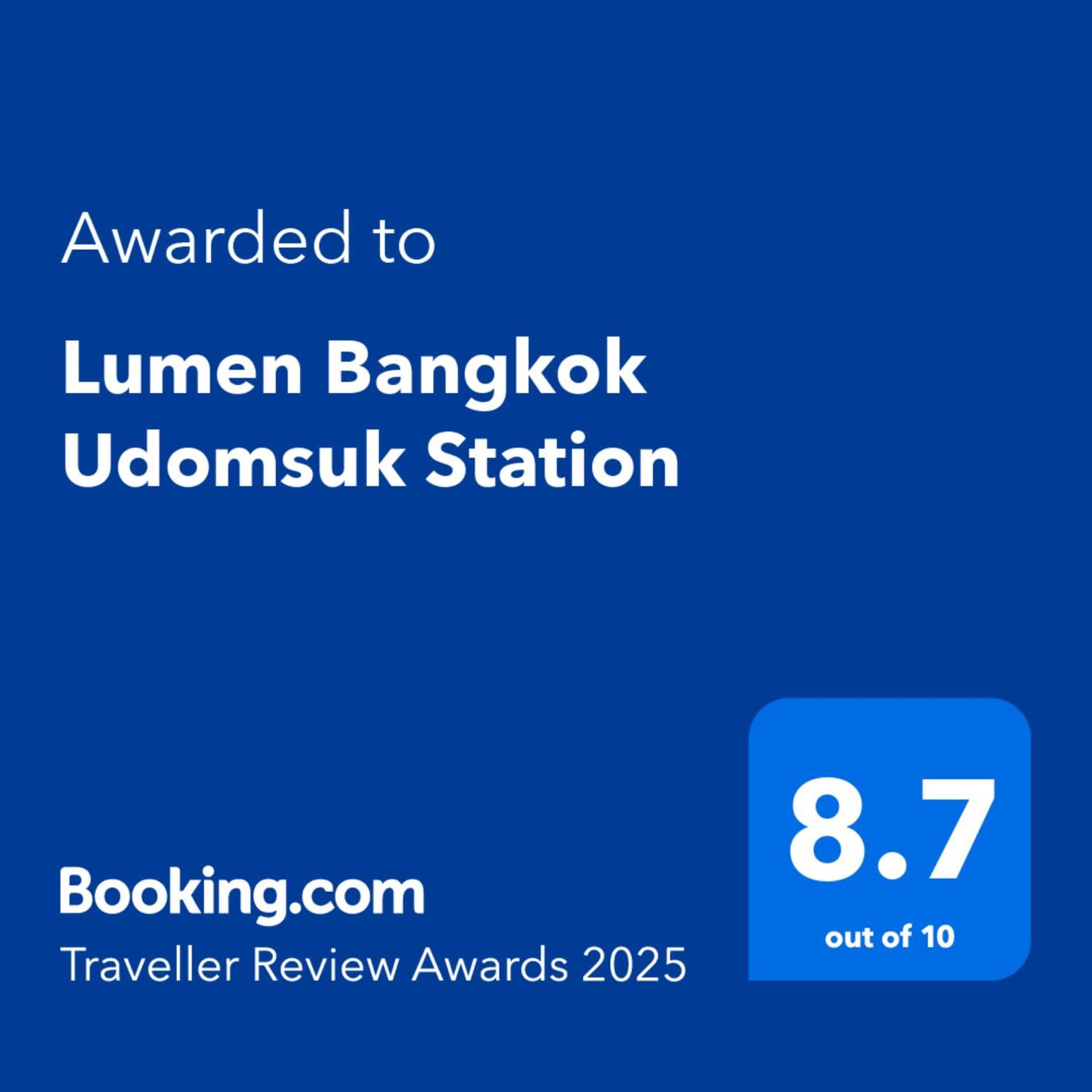 Lumen Bangkok Udomsuk Station Hotel Exterior photo